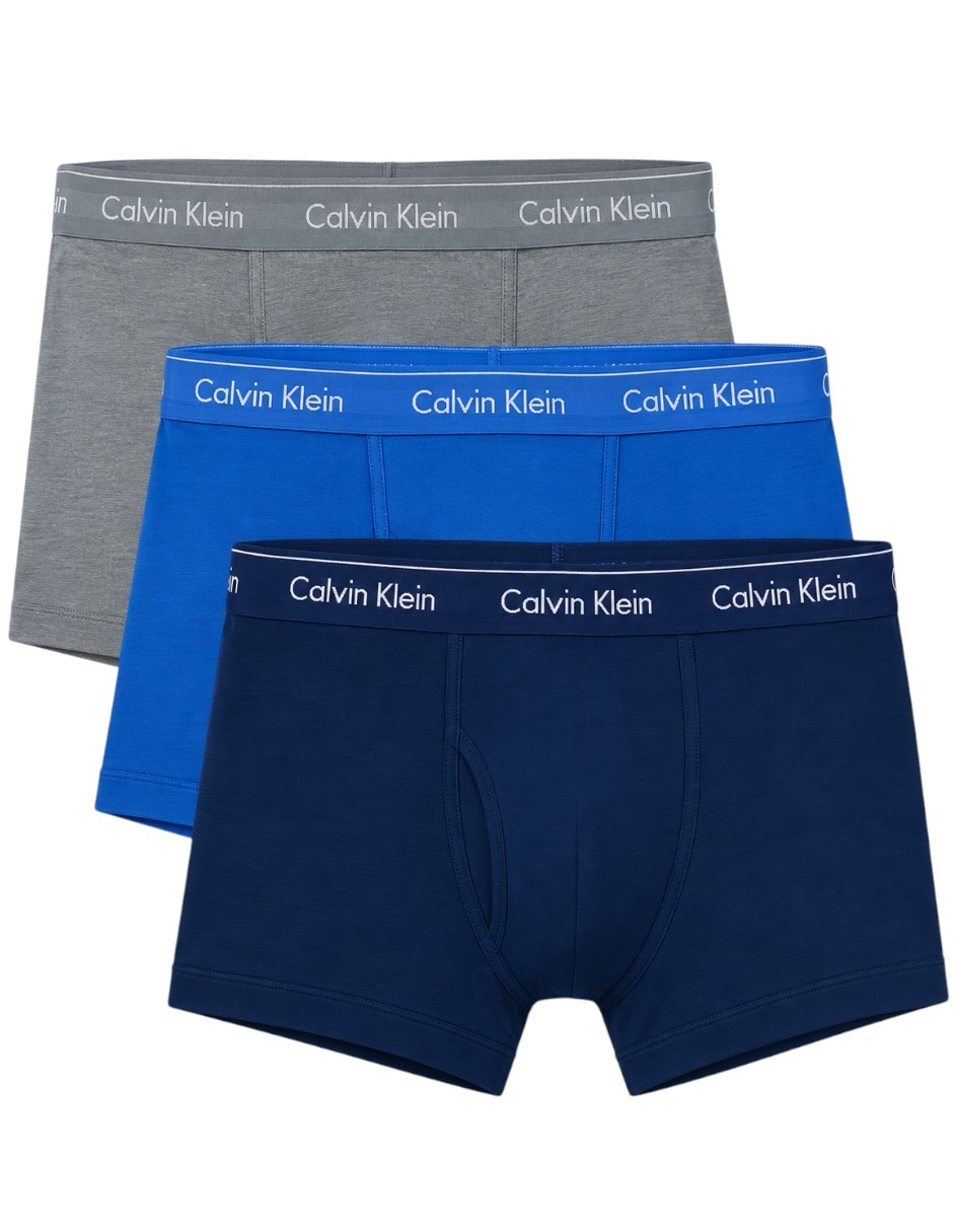 Bóxer trunk Classic de Algodón para hombre 3 piezas (si aplica)