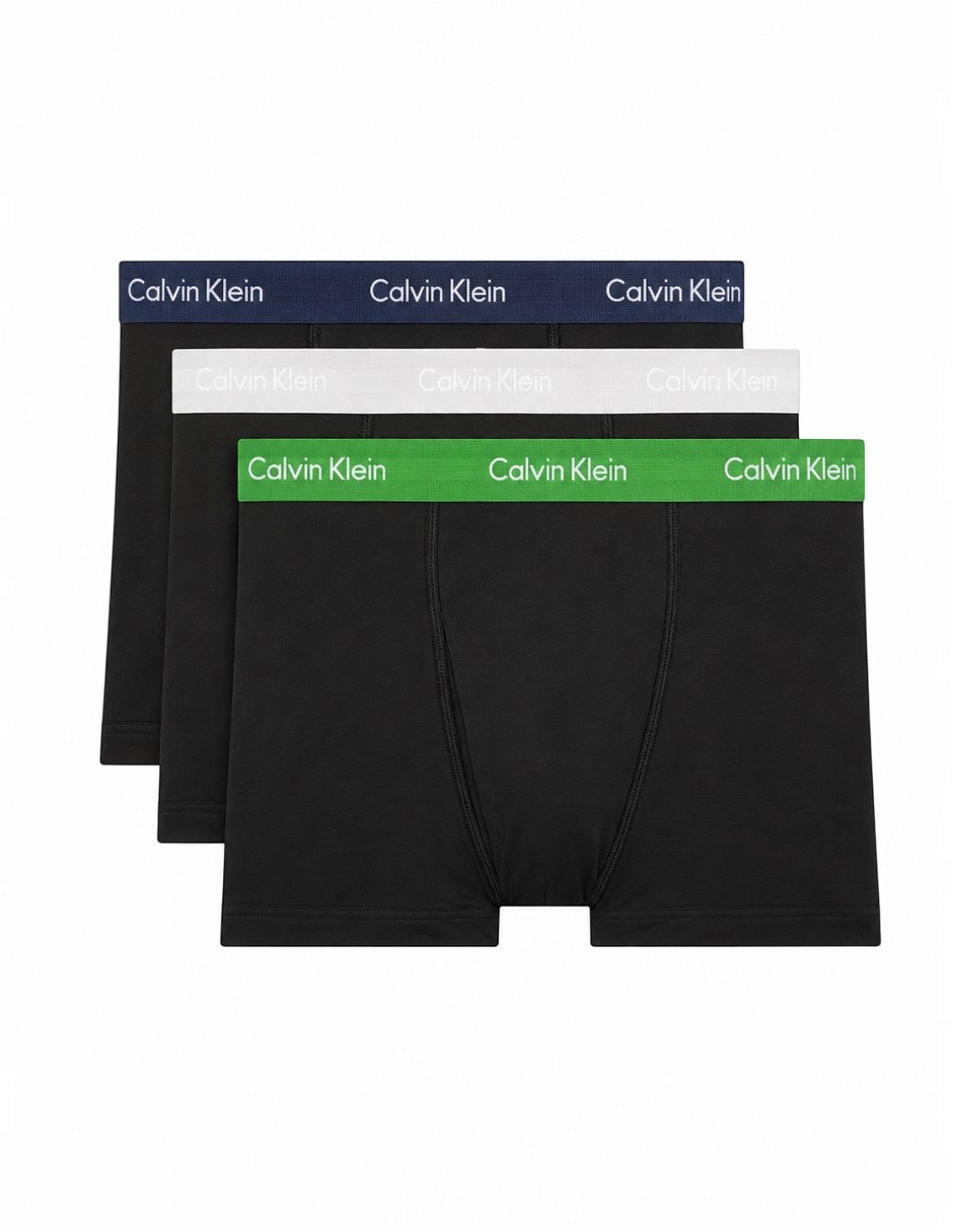 Bóxer trunk Cotton Stretch de Algodón para hombre 3 piezas (si aplica) 4
