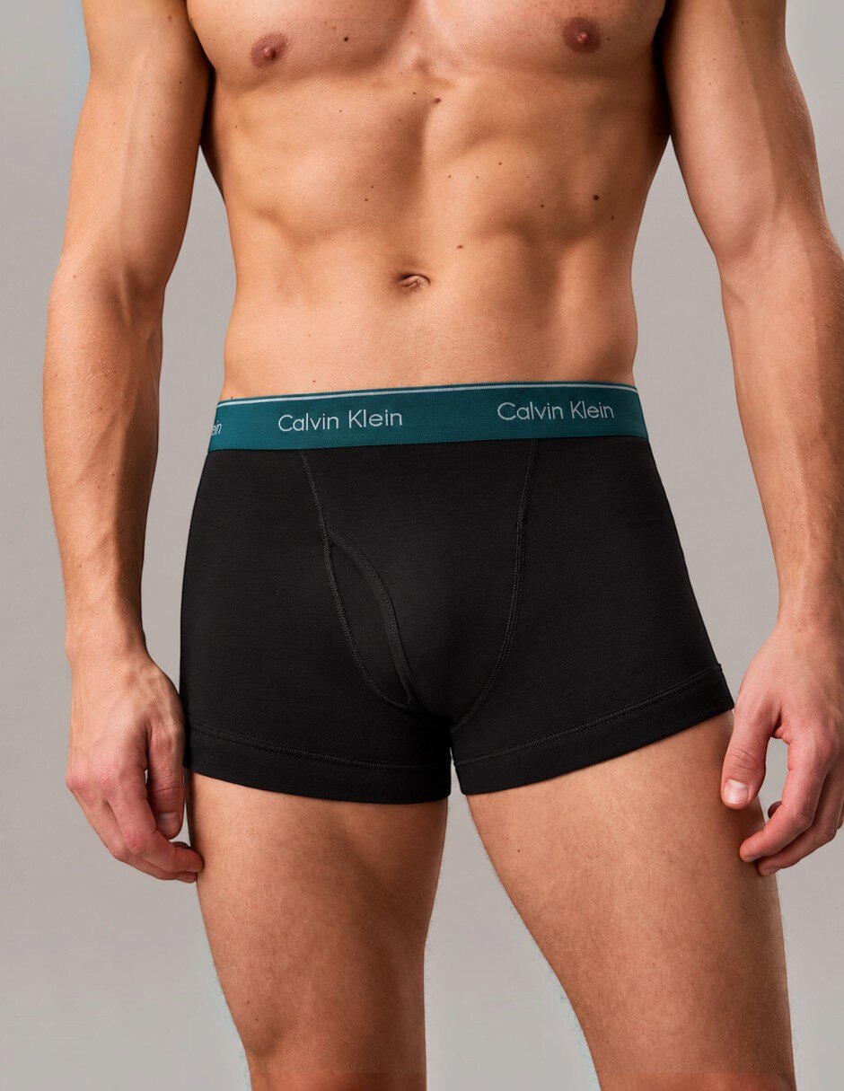 Bóxer trunk stretch de algodón para hombre 5 piezas 5