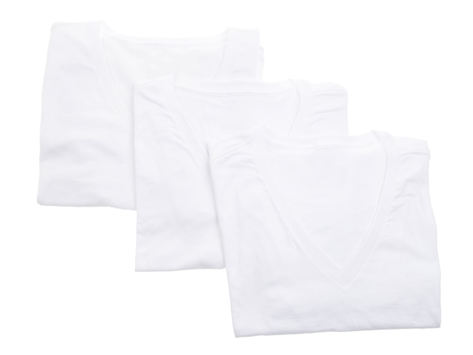 Set camiseta cuello V para hombre