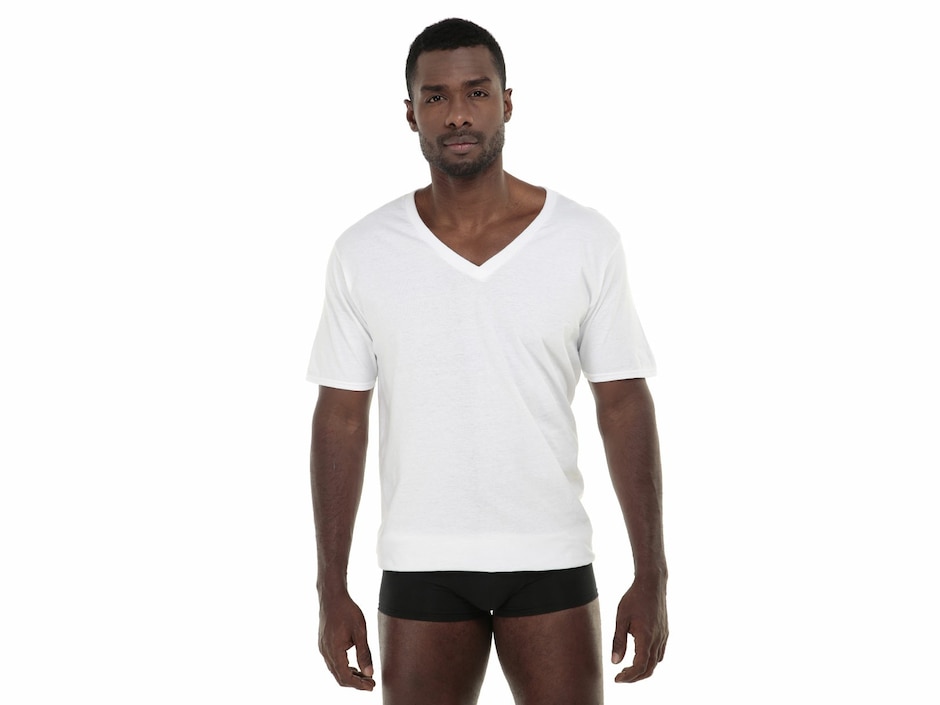 Set camiseta Rinbros cuello V para hombre