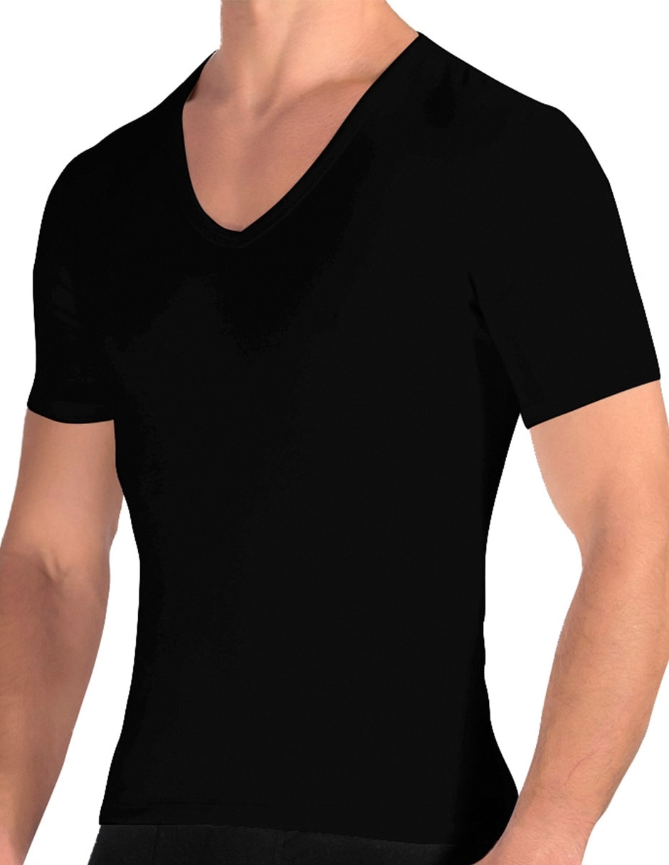 CAMISETA ROUNDERBUM C/V M/C, G, NEGRO
