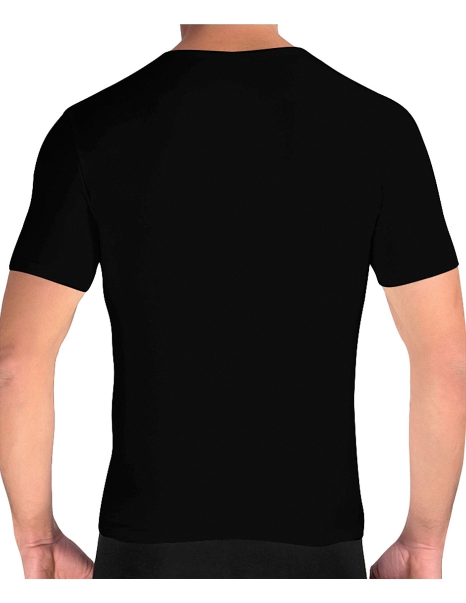 CAMISETA ROUNDERBUM C/V M/C, G, NEGRO