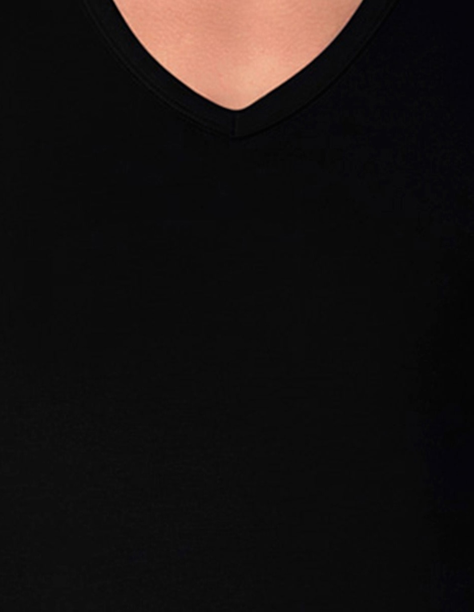 CAMISETA ROUNDERBUM C/V M/C, G, NEGRO