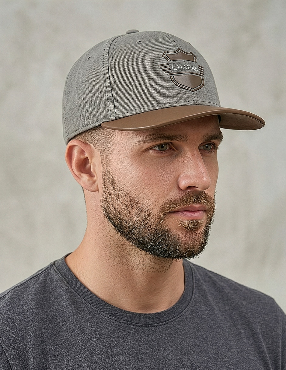 Gorra con visera curva casual para hombre 2